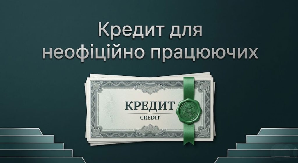 Кредит для неофіційно працюючих