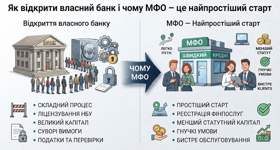 Різниця між банком та МФО